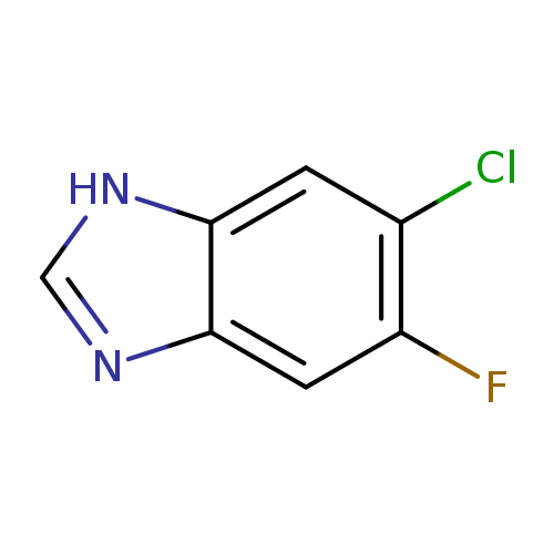 Clc1cc2[nH]cnc2cc1F