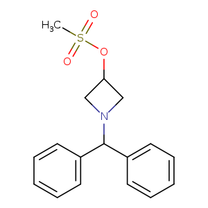 CS(=O)(=O)OC1CN(C1)C(c1ccccc1)c1ccccc1