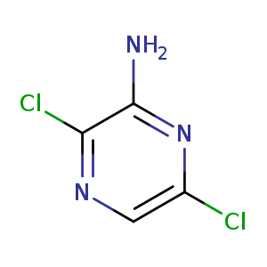Clc1cnc(c(n1)N)Cl