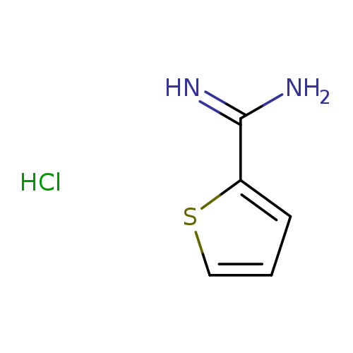 NC(=N)c1cccs1.Cl