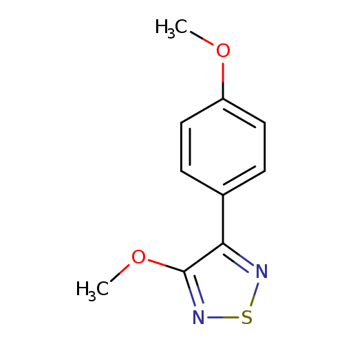 COc1ccc(cc1)c1nsnc1OC