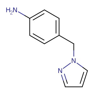 Nc1ccc(cc1)Cn1cccn1
