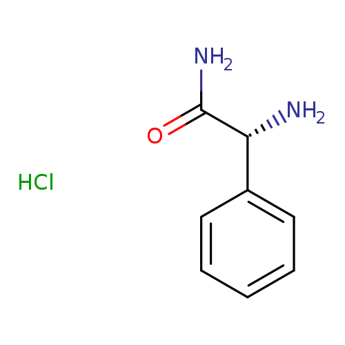 N[C@H](c1ccccc1)C(=O)N.Cl