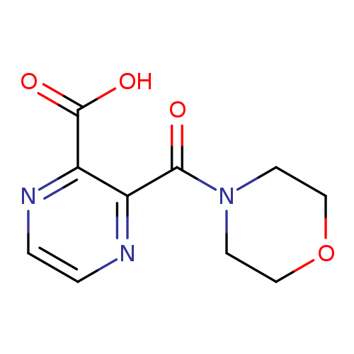 O=C(c1nccnc1C(=O)O)N1CCOCC1