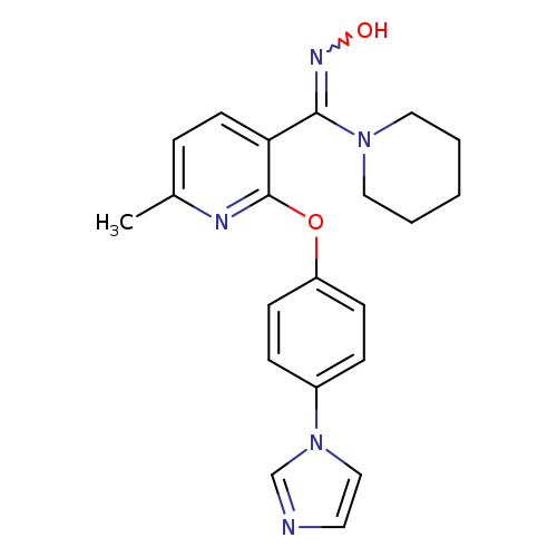 ON=C(c1ccc(nc1Oc1ccc(cc1)n1cncc1)C)N1CCCCC1