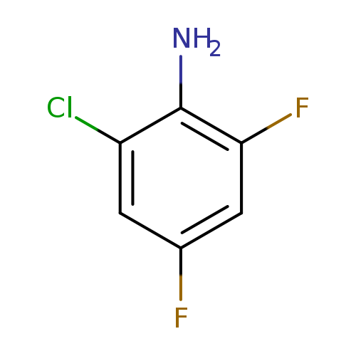 Fc1cc(F)c(c(c1)Cl)N