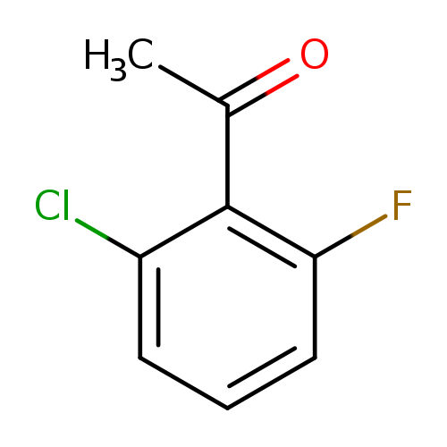 CC(=O)c1c(F)cccc1Cl