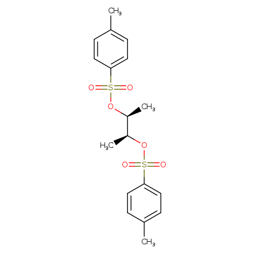 C[C@@H]([C@@H](OS(=O)(=O)c1ccc(cc1)C)C)OS(=O)(=O)c1ccc(cc1)C