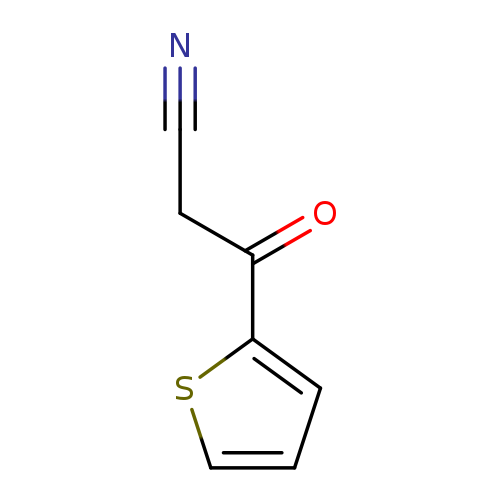 N#CCC(=O)c1cccs1