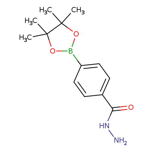 NNC(=O)c1ccc(cc1)B1OC(C(O1)(C)C)(C)C