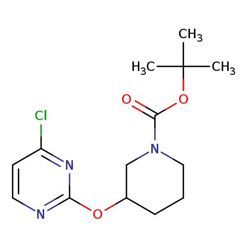 O=C(N1CCCC(C1)Oc1nccc(n1)Cl)OC(C)(C)C