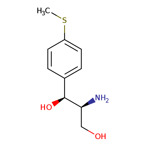 OC[C@@H]([C@H](c1ccc(cc1)SC)O)N