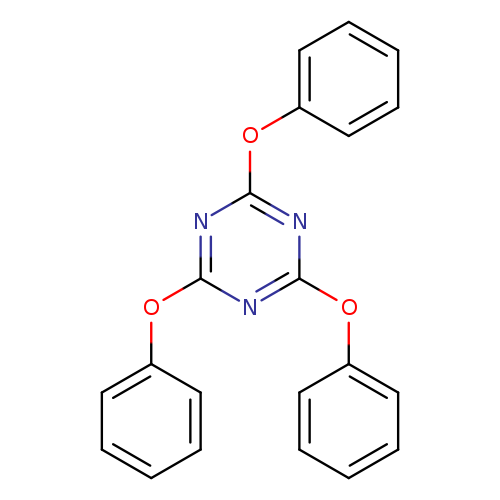 c1ccc(cc1)Oc1nc(nc(n1)Oc1ccccc1)Oc1ccccc1