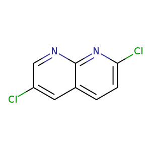 Clc1cnc2c(c1)ccc(n2)Cl