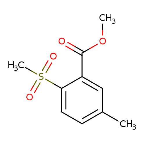COC(=O)c1cc(C)ccc1S(=O)(=O)C