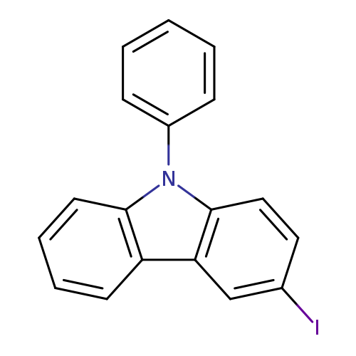 Ic1ccc2c(c1)c1ccccc1n2c1ccccc1