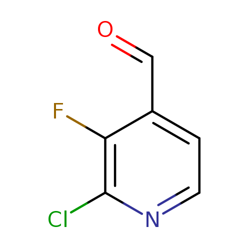 O=Cc1ccnc(c1F)Cl