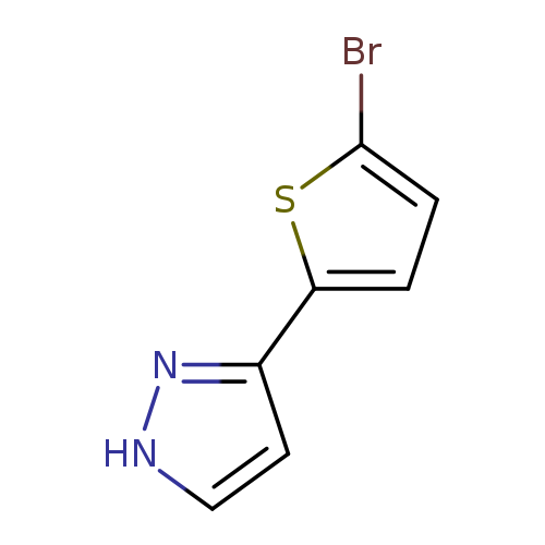 Brc1ccc(s1)c1n[nH]cc1