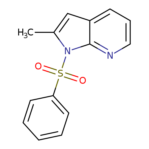 Cc1cc2c(n1S(=O)(=O)c1ccccc1)nccc2