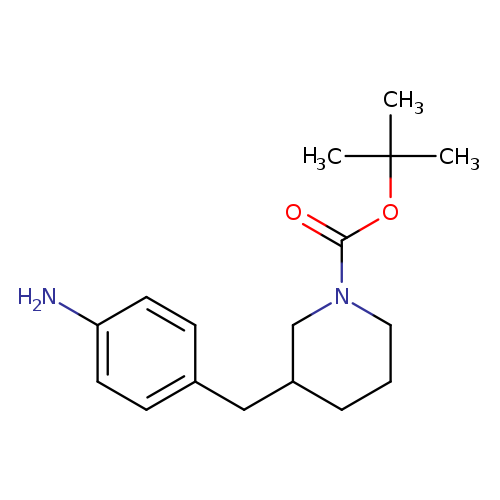 Nc1ccc(cc1)CC1CCCN(C1)C(=O)OC(C)(C)C