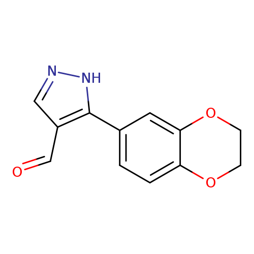 O=Cc1cn[nH]c1c1ccc2c(c1)OCCO2
