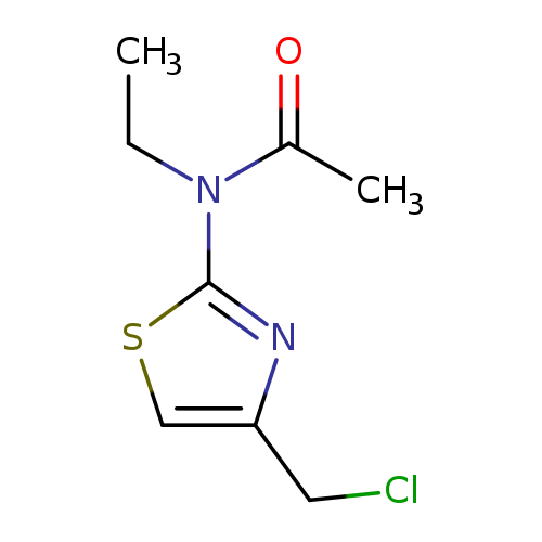CCN(c1scc(n1)CCl)C(=O)C