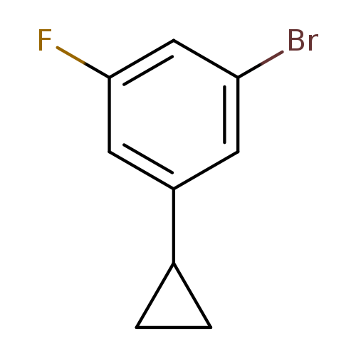 Fc1cc(Br)cc(c1)C1CC1