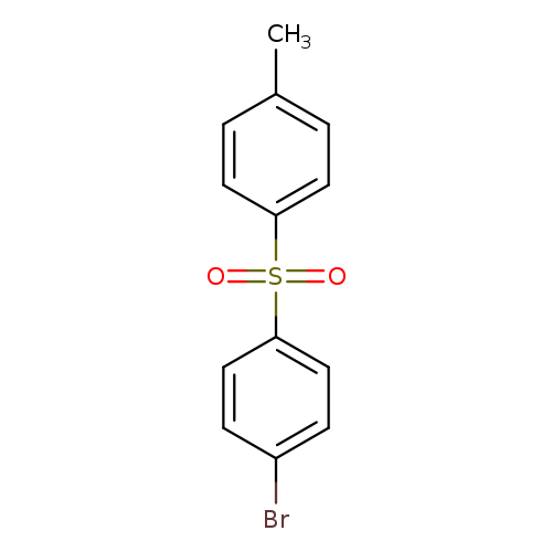 Cc1ccc(cc1)S(=O)(=O)c1ccc(cc1)Br