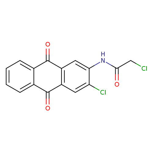 ClCC(=O)Nc1cc2C(=O)c3ccccc3C(=O)c2cc1Cl
