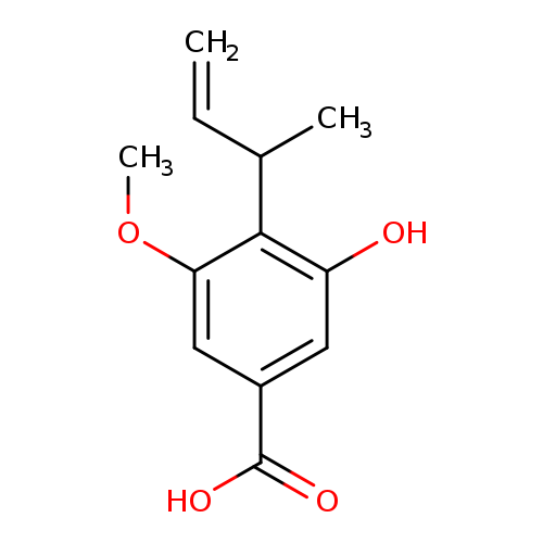 C=CC(c1c(O)cc(cc1OC)C(=O)O)C