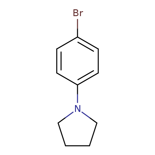 Brc1ccc(cc1)N1CCCC1