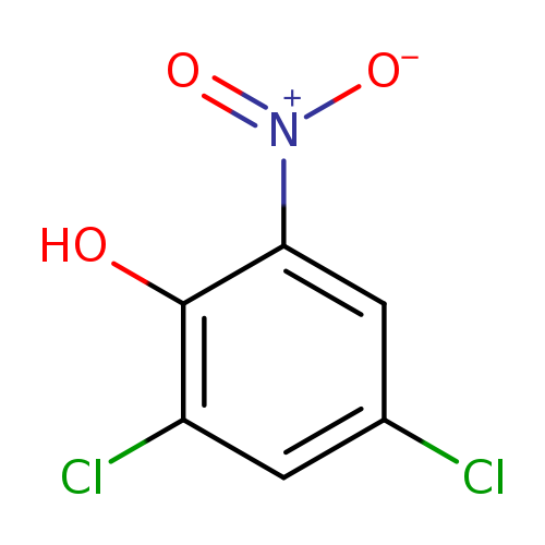 Clc1cc(Cl)c(c(c1)[N+](=O)[O-])O