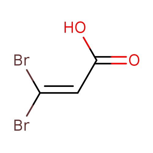 BrC(=CC(=O)O)Br