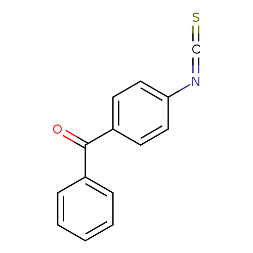S=C=Nc1ccc(cc1)C(=O)c1ccccc1