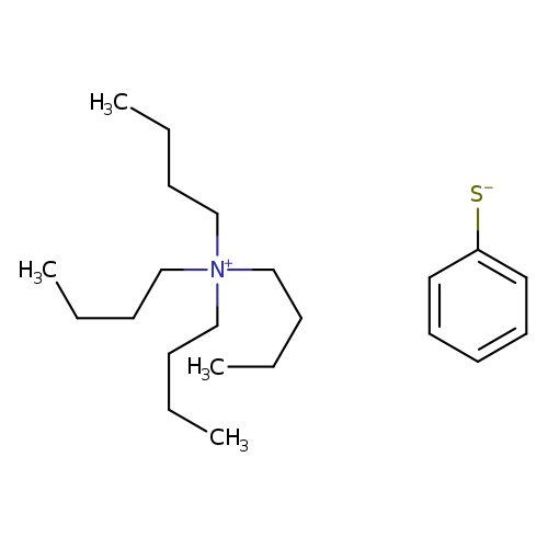 [S-]c1ccccc1.CCCC[N+](CCCC)(CCCC)CCCC
