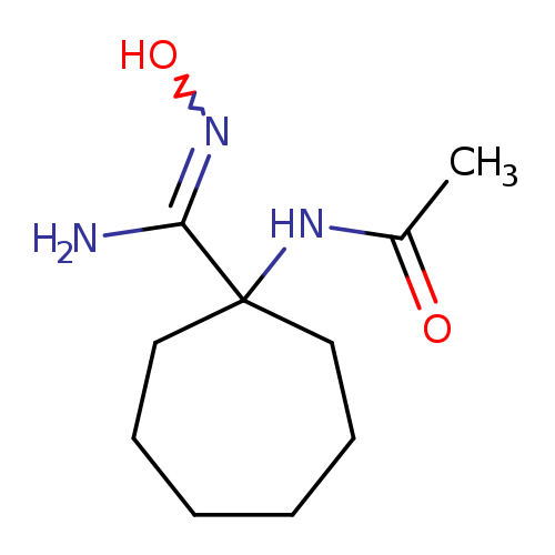 ON=C(C1(CCCCCC1)NC(=O)C)N