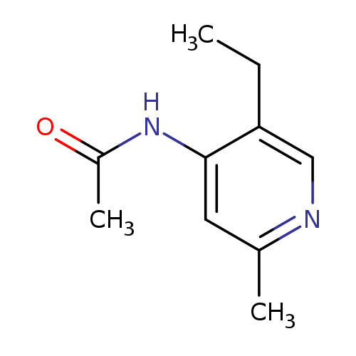 CCc1cnc(cc1NC(=O)C)C