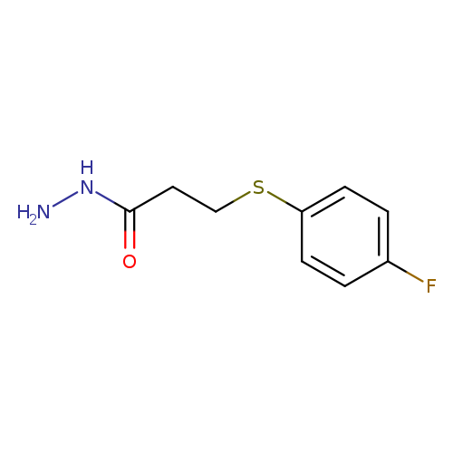NNC(=O)CCSc1ccc(cc1)F