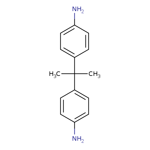 CC(c1ccc(cc1)N)(c1ccc(cc1)N)C