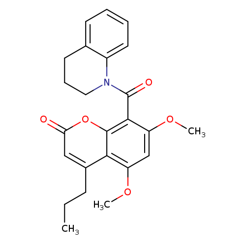 CCCc1cc(=O)oc2c1c(OC)cc(c2C(=O)N1CCCc2c1cccc2)OC