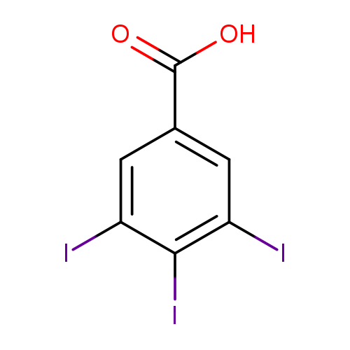 OC(=O)c1cc(I)c(c(c1)I)I