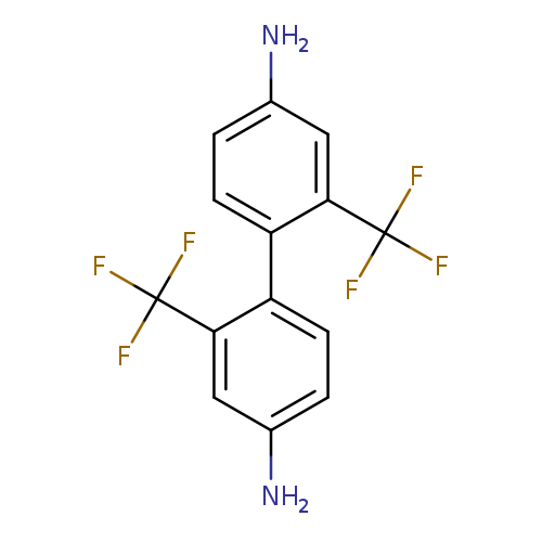 Nc1ccc(c(c1)C(F)(F)F)c1ccc(cc1C(F)(F)F)N