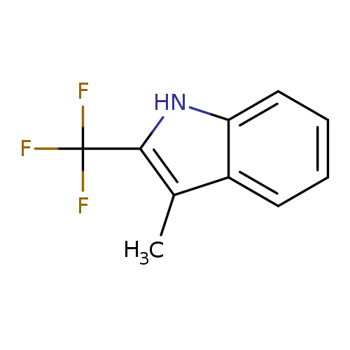 Cc1c2ccccc2[nH]c1C(F)(F)F