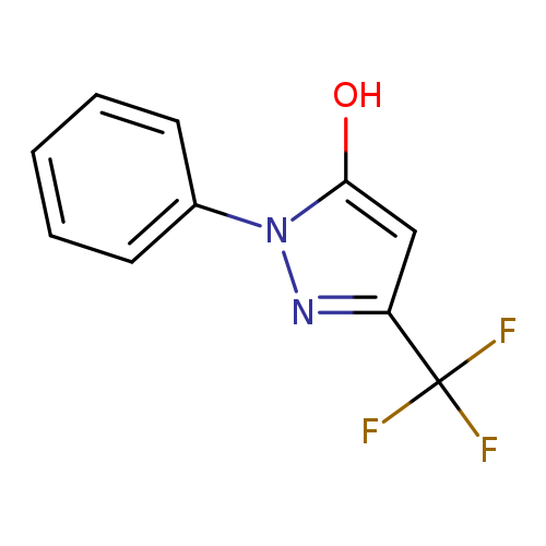 Oc1cc(nn1c1ccccc1)C(F)(F)F