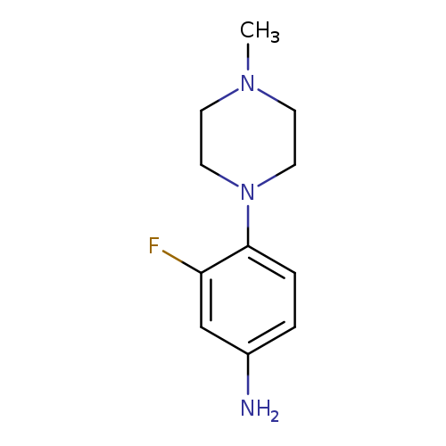 CN1CCN(CC1)c1ccc(cc1F)N