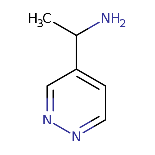 CC(c1ccnnc1)N