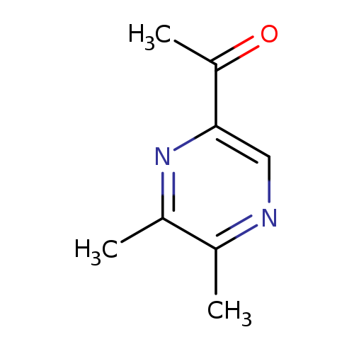 CC(=O)c1cnc(c(n1)C)C