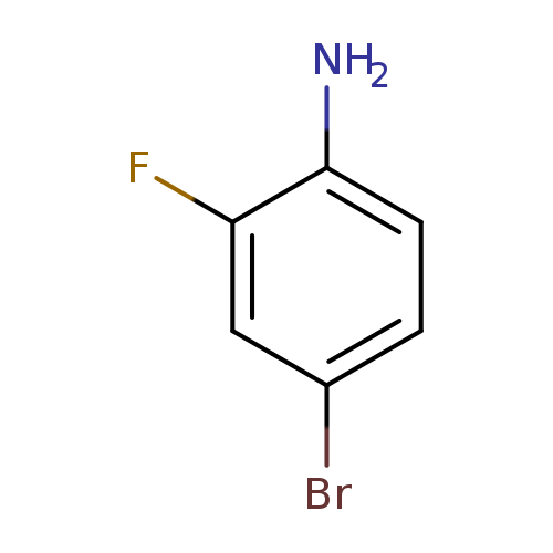 Brc1ccc(c(c1)F)N