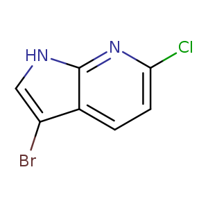 Clc1ccc2c(n1)[nH]cc2Br