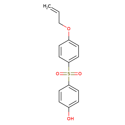 C=CCOc1ccc(cc1)S(=O)(=O)c1ccc(cc1)O